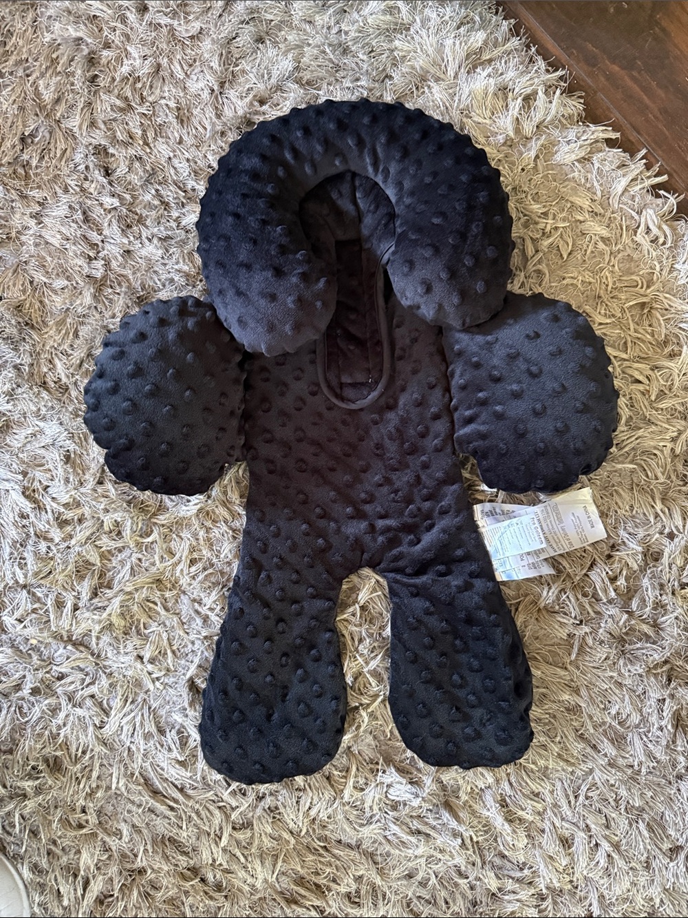 Baby car seat head support